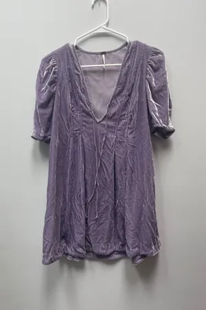 Free People Purple Mini Dress thumbnail 3