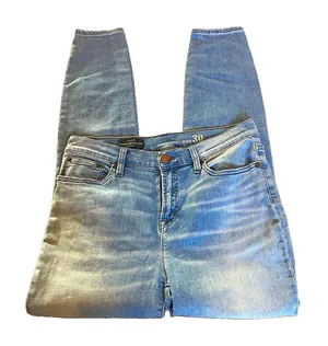 J.CREW Lookout High Rise Crop Jeans Blue Light Wash Stretch Slim Fit Women’s thumbnail 1