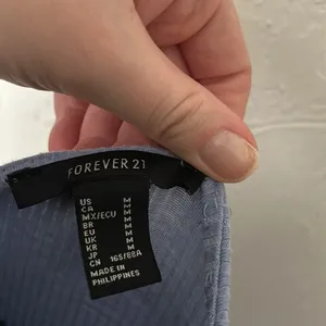 Forever 21 Blue Puff Sleeve Bodysuit with Square Neckline thumbnail 2