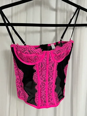 Urban Outfitters Out From Under Modern Love Corset Top UA thumbnail 2