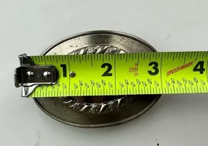 Vtg Belt Buckle Cowboy Boots Nickel Plated 90’s Western Rodeo Cowgirl Silver‌ thumbnail 3