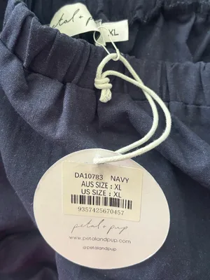 Petal + Pup Strapless Navy Cutout Maxi Dress with Bandeau Top Women’s XL thumbnail 7