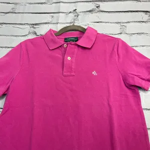 Vintage Lauren Ralph Lauren Classic Pink Polo Shirt Women’s S Preppy Y2K Chic thumbnail 6
