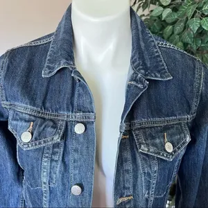 Lucky Brand “Tomboy Trucker” Denim Blue Jean Jacket‎ thumbnail 3