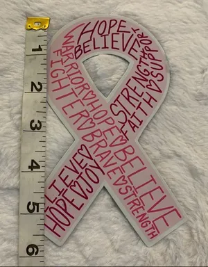 Breast Cancer Awareness Scrub Top Medium thumbnail 7