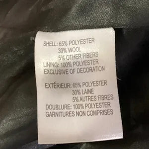 Laundry by Shelli Segal Black White Wool Blend Houndstooth Blazer Coat Jacket S thumbnail 4
