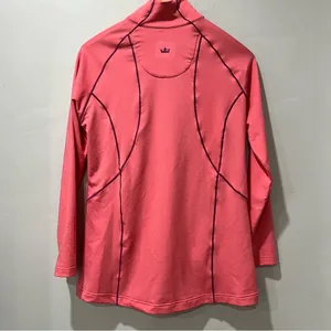 Peter Millar jacket‎ size medium womens Pink pull over half zip golf jacket. thumbnail 2
