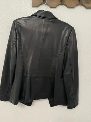 Classiques Entier Black leather jacket thumbnail 4