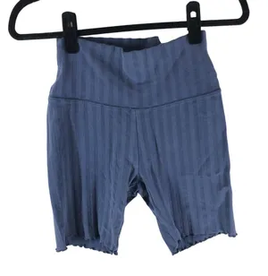 Offline By Aerie Womens Striped 7" Inseam OG Bike Shorts Blue Size M thumbnail 1