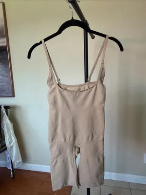 SKIMS Seamless Sculpt Open Bust Shortie Bodysuit NWOT size M sienna thumbnail 6