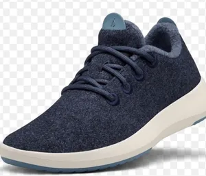 AllBirds navy blue wool running shoes size 8 thumbnail 1