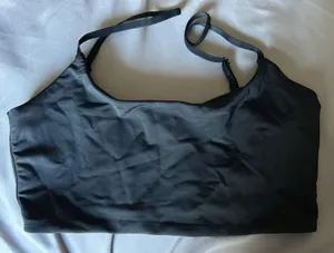 Zara Black Bandeau Bralette with Adjustable Straps Sz S thumbnail 1