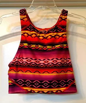 Gianni Bini - Tribal Pattern Activewear Crop Top - NEVER WORN! thumbnail 1