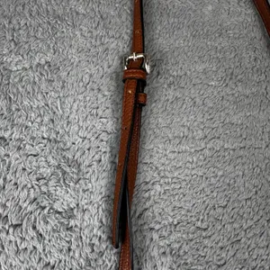 Steve Madden‎ Crossbody Bag Womens Small Cognac Brown Pebbled Gold Hardware New thumbnail 8