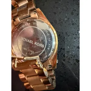 Michael Kors Bradshaw Rose Gold Chronograph Watch MK-5503 Stainless Steel Women thumbnail 4