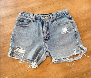 American Eagle Vintage Dungarees Denim Shorts Size 4 Long thumbnail 1