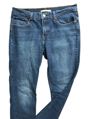 Levi's Dark Indigo 414 Relaxed Straight Jeans thumbnail 5