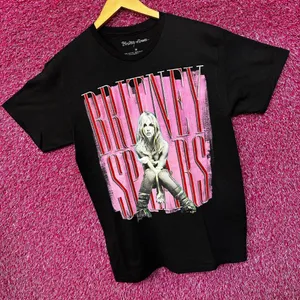 Britney Spears Pop Star Black Tshirt size Medium thumbnail 3
