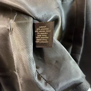 The Limited Brown Two Button Blazer pockets faux belt on‎ back work casual 8 thumbnail 7
