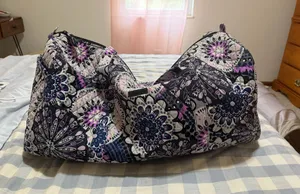 Large Vera Bradley Duffel Bag purple thumbnail 1