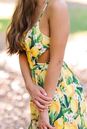 Show Me Your Mumu Piper Lemon Dress thumbnail 5