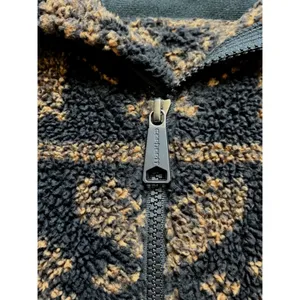 Carhartt Womens 2X Loose Fit Sherpa Fleece Quarter Zip Pullover OJ6470-W Black thumbnail 4