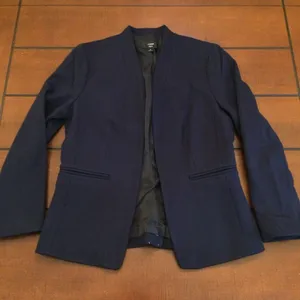 J. Crew 365 navy blazer 6 viscose blend Blue thumbnail 1