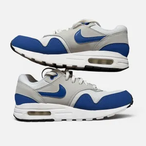 Nike Air Max 1 White Game Royal Blue Mens 7 Womens 8.5 DZ3307-104 Shoes thumbnail 3