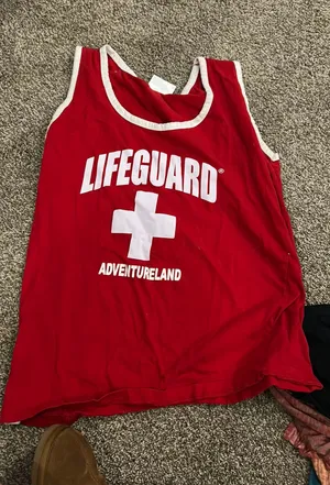 Lifeguard tanktop Red Size L thumbnail 1