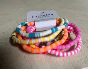Pura Vida Vacation Vibes Stretchy Bracelet Set of 8 thumbnail 2