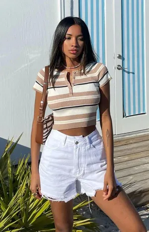 Princess Polly Orla Short Sleeve Top Multi thumbnail 7