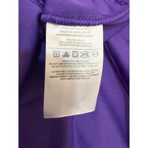 Nike Dri-FIT Purple Grey V-Neck Performance Jersey Shirt 707183-544 Womens Small thumbnail 5