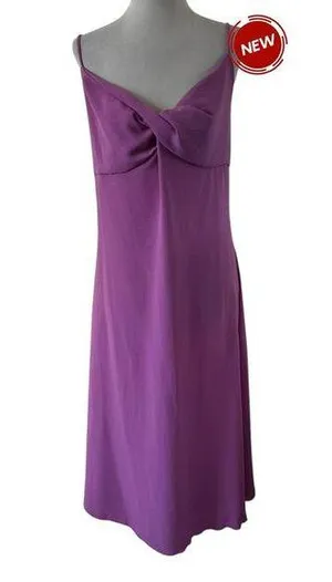 See You Monday Purple A-Line Below The Knee Dress Women Size Large | 61-77 thumbnail 1