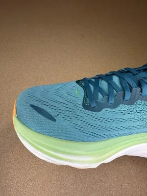 HOKA Bondi 8 Men’s 11D Deep Lagoon Ocean Mist Running Shoes 1123202-DLOM thumbnail 9