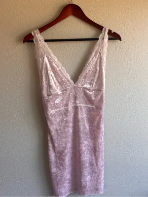 Free People Velvet Mini Dress thumbnail 2