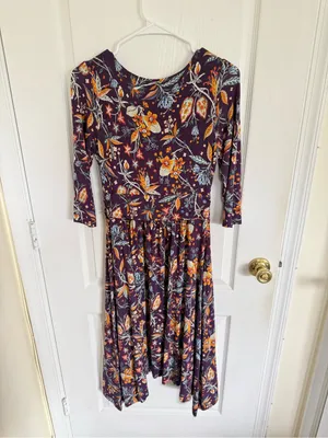 Anthropologie Maeve NEW Beloved Purple Floral Dress thumbnail 6