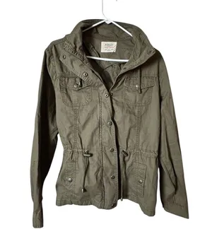 Ashley By 26 International Utility Collection Olive Green Women's Jacket Sz XL thumbnail 6
