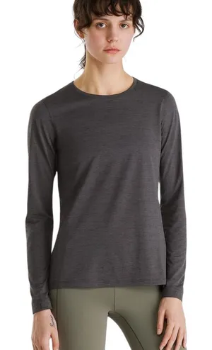 Arc'teryx Women's Taema Crew Neck Shirt UPF 50+ Gray Size M thumbnail 1