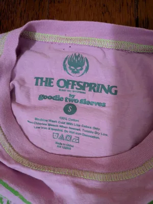 The Offspring Americana Pink Graphic Tee Contrast Stitch Small thumbnail 3