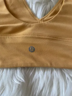 Lululemon Align V-Neck Bra *Light Support, C/D Cup Mango Dream thumbnail 5