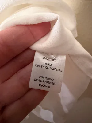 Rokoko White Sleeveless Short Romper Size Small NWT thumbnail 7