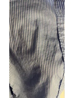 Athleta Blue Striped Button-Up Shirt thumbnail 3