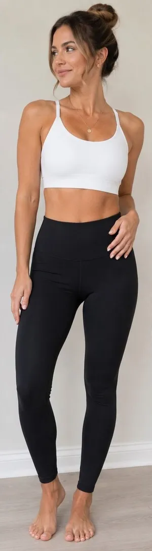 Lululemon High Times Pant Black High Rise 7/8 Yoga Leggings‎ Size 4 LW5AM0S thumbnail 1