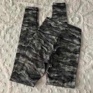 Lululemon Women’s 2 Wunder Under High-Rise Tight 28" Misted Jacquard Black White thumbnail 4