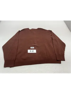 Womans NWT A New Day Long Sleeve Cardigan Sweater Button Down 2X Brown thumbnail 2