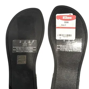 DKNY Ava Ankle T-Strap Thong Sandals Women's 6 Black Clear Minimalist Modern‎ thumbnail 7