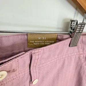 Madewell Perfect Vintage‎ Wide-Leg Pant Women 31 Grape High Rise Utility Edition thumbnail 8