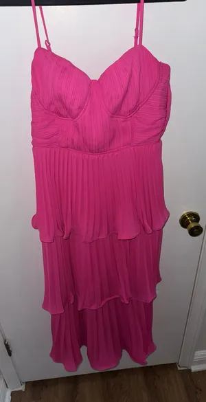 Lulus Hot Pink Dress thumbnail 1