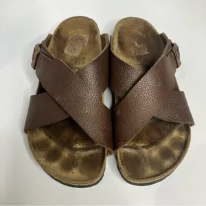 Birkenstock’s Birki’s brown criss cross slides sandals size 36 ladies‎ size 5 thumbnail 3