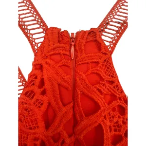 NWT ASTR the Label Lattice Inset Sleeveless Lace Fit & Flare Mini Dress Sz Small thumbnail 9